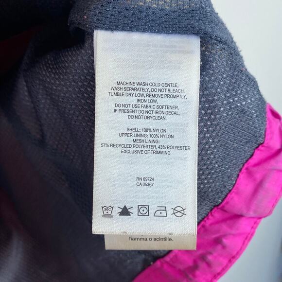 COLUMBIA Omni-Tech Waterproof Jacket Fuschia Pink Size Small Hooded Rain - Picture 7 of 9